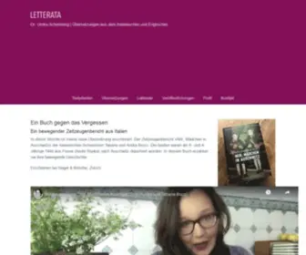 Letterata.de(Dr. Ulrike Schimming) Screenshot