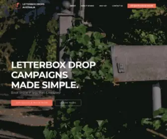 LetterboxDrops.com.au(Letterbox Drops Australia) Screenshot