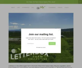 Letterboxfarm.com(Letterbox Farm Collective) Screenshot