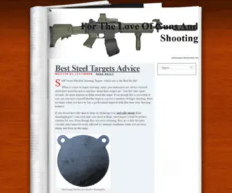 Letterbycircle.info(Joys Of Shooting Steel Targets) Screenshot