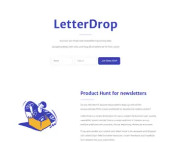 Letterdrop.io(LetterDrop) Screenshot