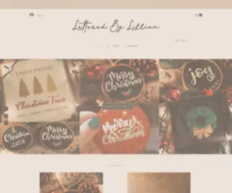 Letteredbylillian.com(Lettered By Lillian) Screenshot