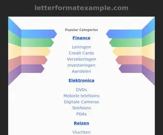 Letterformatexample.com(letterformatexample) Screenshot