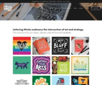 Letteringworks.com(Lettering Works) Screenshot