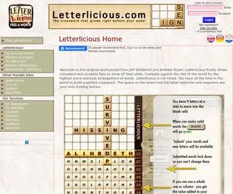 Letterlicious.com(Letterlicious Home) Screenshot