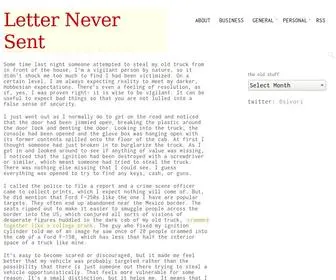 Letterneversent.com Screenshot