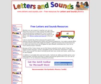 Letters-AND-Sounds.com(Letters and Sounds) Screenshot