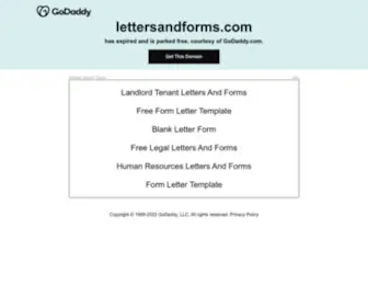 Lettersandforms.com(Free Legal Forms) Screenshot