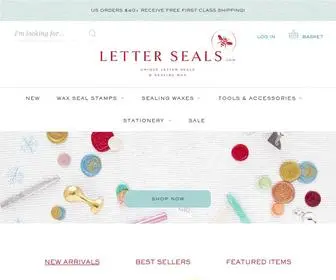 Letterseals.com(Wax Seal Stamps) Screenshot