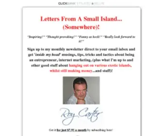 Lettersfromasmallisland.com(Roy Carter's newsletter) Screenshot