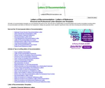 Lettersofrecommendation.net(Letters of Recommendation) Screenshot