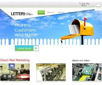 Lettersplus.net(Direct Mail Marketing Firm in Centennial) Screenshot