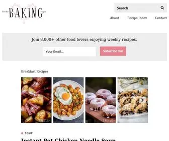 Letthebakingbegin.com(Let the Baking Begin) Screenshot
