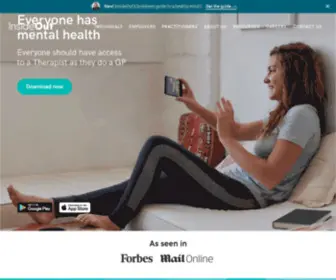 Lettheinsideout.com(On-demand mental health platform) Screenshot