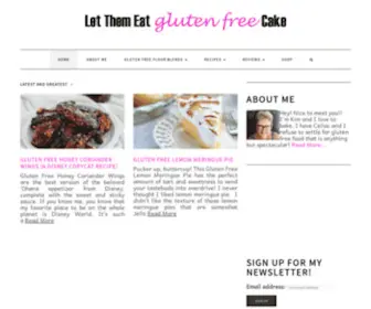 Letthemeatgfcake.com(Let Them Eat Gluten Free Cake) Screenshot