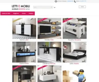 Lettiemobili.com(Soggiorni, letti, sedie di disegno al miglior prezzo) Screenshot