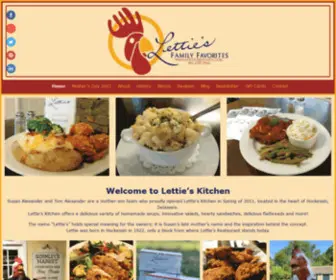 Lettieskitchen.com(Lettie's Kitchen in Hockessin) Screenshot