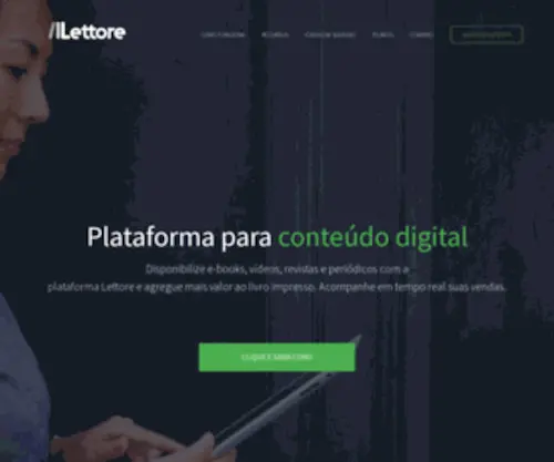 Lettore.com.br(Plataforma de ebooks) Screenshot