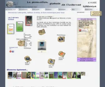 Lettropolis.fr(Librairie numérique) Screenshot