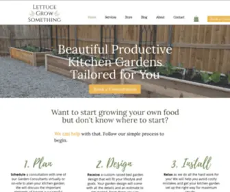 Lettucegrowsomething.com(Lettuce Grow Something) Screenshot