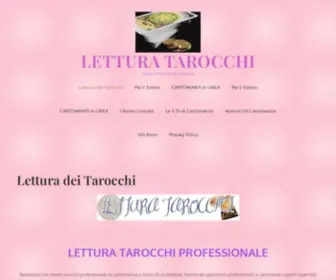 Letturatarocchi.org(Lettura dei Tarocchi) Screenshot