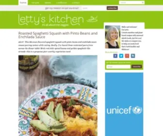 Lettyskitchen.com(A vegetarian and healthy dessert blog) Screenshot