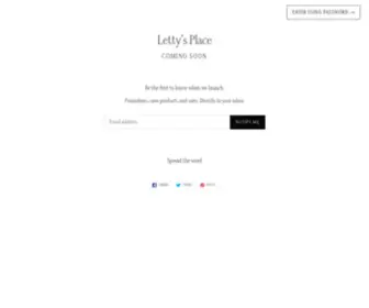 Lettysplace.com(Letty’s Place) Screenshot