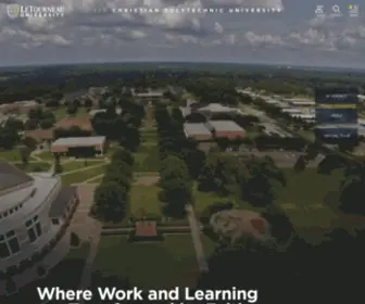 Letu.edu(LeTourneau University) Screenshot