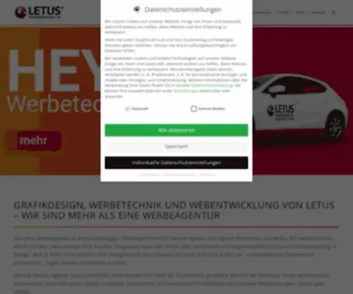 Letus.de(Letus Werbeagentur Berlin) Screenshot