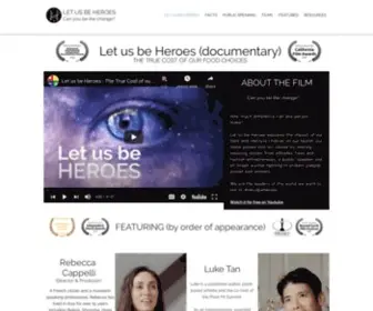 Letusbeheroes.com(Let us be Heroes) Screenshot