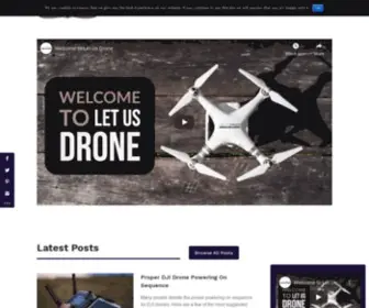 Letusdrone.com(All things DJI. Let Us Drone) Screenshot