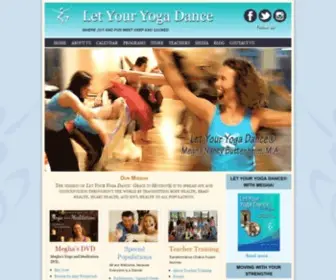 Letyouryogadance.com(Let Your Yoga Dance) Screenshot