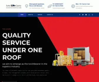 Letzcarry.com(WE KNOW THE TRANSPORT YOU NEED) Screenshot