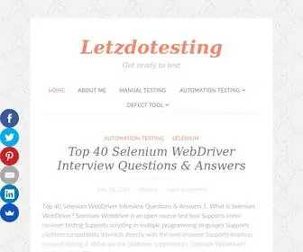 Letzdotesting.com(Letzdotesting) Screenshot