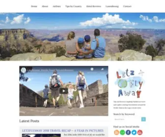 LetzFlyaway.com(Family Travel Tips & Reviews) Screenshot