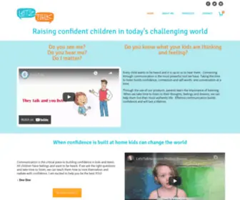 Letztalknow.com(Raising confident children in today's challenging world) Screenshot