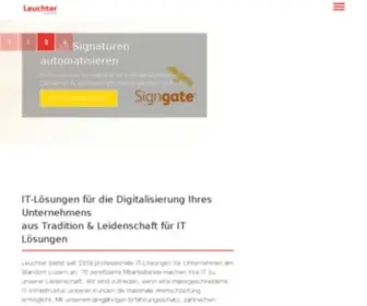 Leuchterag.ch(IT-Lösungen Luzern) Screenshot