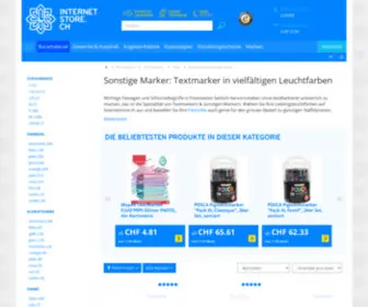 Leuchtstift.ch(Textmarker & Leuchtstifte kaufen) Screenshot
