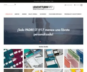 Leuchtturm1917Shop.es(Leuchtturm1917 España I Tienda oficial I Libretas personalizables) Screenshot