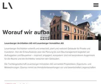 Leuenberger-Architekten.ch(Leuenberger Architekten AG :: Architekten) Screenshot