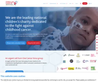 Leukaemia.org(CHILDREN with CANCER) Screenshot