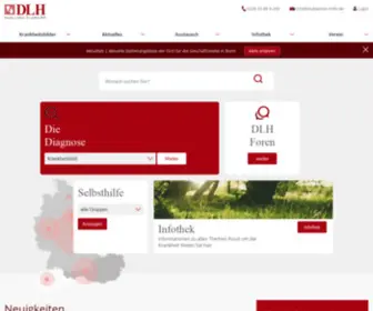 Leukaemie-Hilfe.de(Deutsche Leukämie) Screenshot