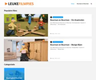 Leukefilmpjes.net(De leukste kindertube met kinderfilmpjes op het inernet) Screenshot