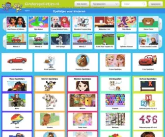 Leukekinderspelletjes.nl(Spelletjes voor Kinderen) Screenshot