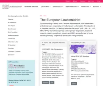 Leukemia-Net.org(Leukämie) Screenshot