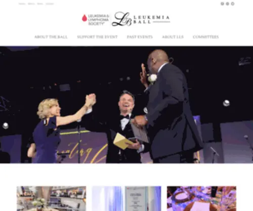 Leukemiaball.org(The Leukemia Ball) Screenshot