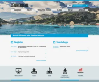 Leukerbad.org(Leukerbad Online) Screenshot