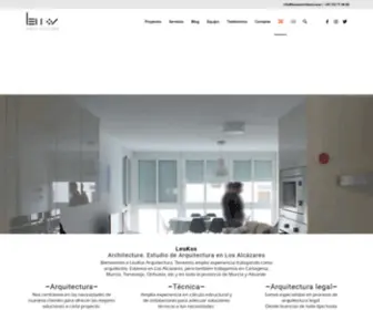 Leukosarchitecture.es(Arquitecto en San Javier) Screenshot