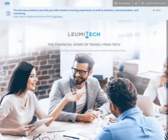 Leumitech.com(לאומי טק) Screenshot