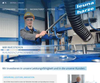 Leuna-Harze.de(Leuna Harze) Screenshot